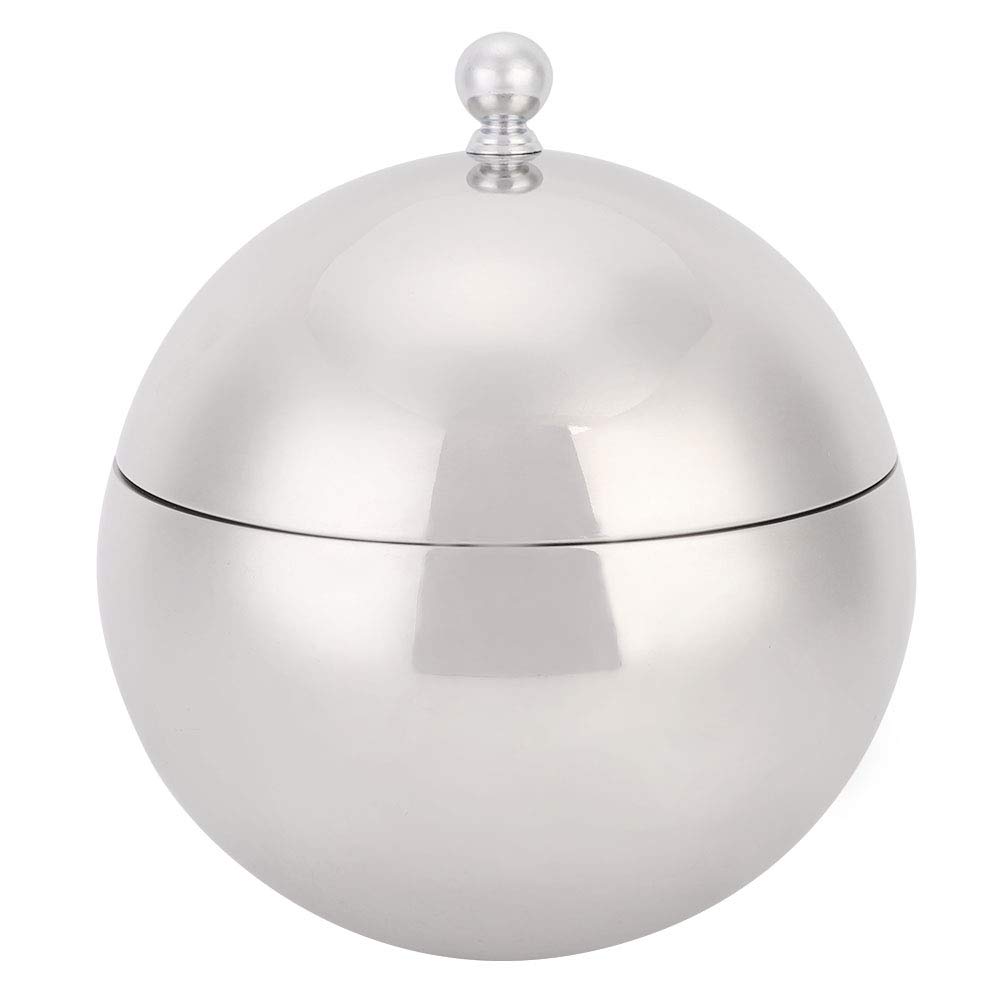 Ice Bucket, Stainless Steel Double Wall Insulation Ice Bucket Container Wine Champagne Barrel with Cover for Wedding Parties