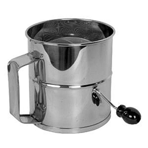 Stainless Steel Flour Sifter 8 cup four wire agitator restaurant