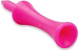 Zivisk Pink Golf Tees Plastic 57mm 100 Count Castle Tee 2-1/4 inch view 3