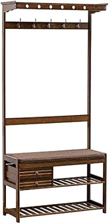 3 Tier Schuhregal Bank 3 In 1 Bambus Halle Baum Eingang Mantel