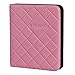Zink Polaroid 64-Pocket Photo Album w/Sleek Quilted Cover for Zink 2x3 Photo Paper (Snap, Zip, Z2300) - Pink