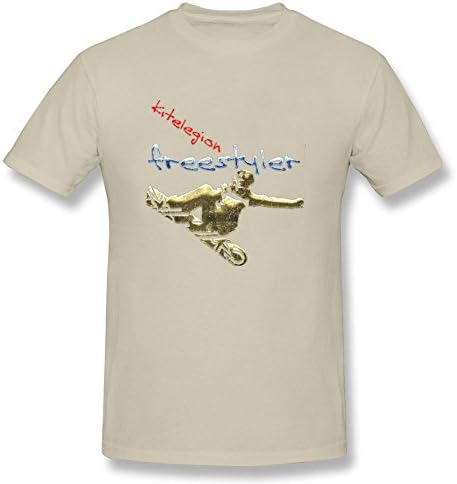 Natural Snowboarder Freestyle Men's Fashion Short Sleeve Organic Cotton Tee-shirt S