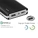 Qualcomm Quick Charge 3.0 iVovo 10000mAh Portable Charger Power Bank with USB C/Type-C Port 5V/3A External Battery Pack for Macbook,Galaxy S7/S6/Edge/Plus,Nexus, iPhone, iPad, Android and More(Black)