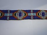 GLASS BEADED STRIPS 3 SIZES BEADWORK TRIBAL NATIVE CRAFTS POW WOW REGALIA S2 (20 x 1 1/4)