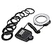 Timack RF-600D 18 Macro LED Ring Flash Bundle with LCD Display Power Control, Ring Light Includes 4 Diffusers and 8 Adapter Rings for Canon, Nikon, Olympus, Pentax SLR Camera (Macro Ring Light)