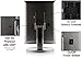 Asani Tri-Fold Lighted Magnification Makeup Mirror with a FREE 10X Spot Mirror | 21 LED Lights & Touch Controls | 1X / 2X & 3X Magnifying Cosmetic Vanity Folding Mirrors for Dresser and Travel (Black)