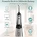 Water Flossers for Teeth - Cordless Portable 300ML Water Flosser Teeth Cleaner with DIY Mode, Rechargeable IPX7 Waterproof Water Dental Pick Oral Irrigator for Braces, 4 Modes, 4 Jet for Home & Travel