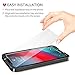 iCarez Tempered Glass Screen Protector for iPhone 11 Pro Max iPhone XS Max 6.5-Inch 2018, 2-Pack Dubble Defense