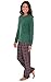PajamaGram Red and Green Plaid Matching Family Christmas Pajamas Green Women 's Small / 4-6