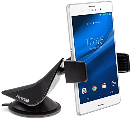 kwmobileWindscreen car mount for Sony Xperia Z3 / Z4 / Z5 / Z5 Premium - Car mount with suction cup in black
