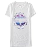 Aeropostale Women's Animal Triangle Graphic T Shirt M Bleach