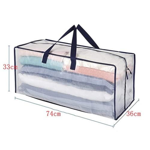 Beauenty 5 Pack Extra Large Clear Moving Bags,Heavy Duty Storage Bags With Zipper For College Dorm Room Essentials,Alternative To Moving Boxes,Can Store Clothes,Shoes,Toys,And Decorations Etc