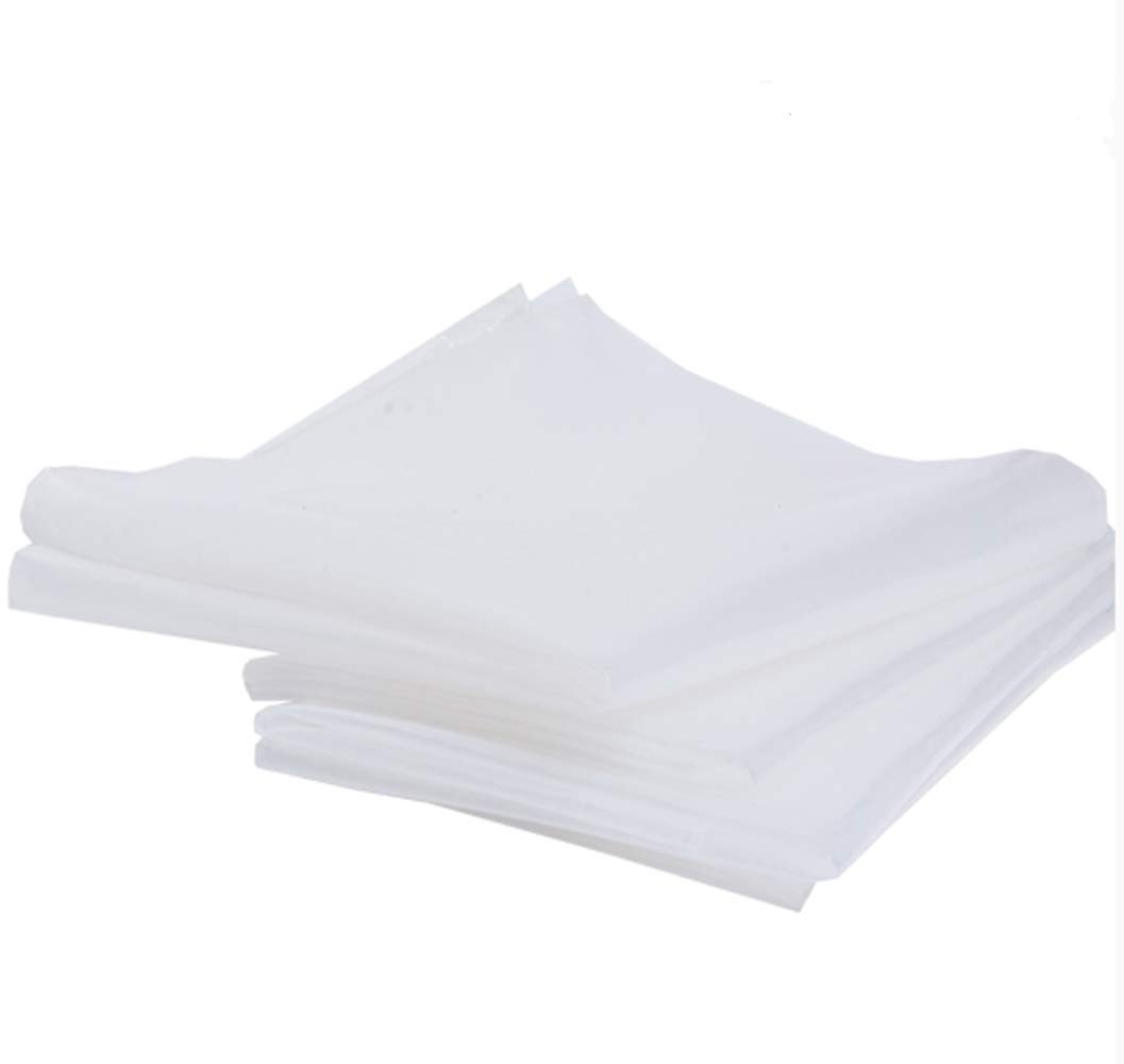 YJINGRUI Silicone Rubber Sheet High Temp Thin Translucent Heat Resistant 500X500X0.5mm (1pcs) (0.5mm)