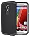 TUDIA Slim-Fit CYGEN Dual Layer Protective Case for Motorola Moto G (2nd Gen 2014 Released ONLY) (Matte Black)