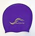 Jumbo Purple - Waterproof Silicone, Slip-On, Comfort-Fit Design, Swim Cap Or Shower Cap for Dreadlocks, Longer Hair & High-Volume Hair Styles