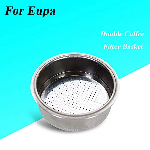 Coffee Filter Basket Silver Stainless Steel Machine 2 Cup 51mm Non Pressurized - Thumbnail 5