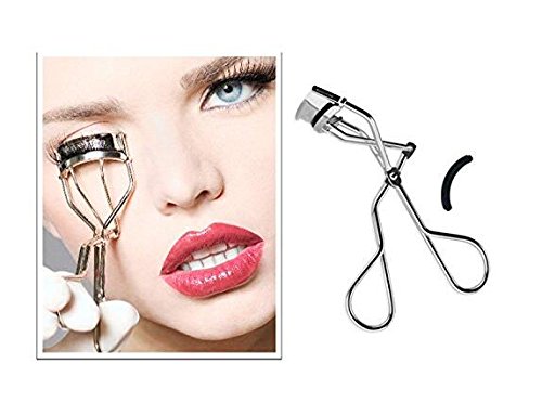 10PCS Black 0.98" Silicone Elastic Replacement Cushion Eyelash Clip Curler Rubber Refills Mat Silicone Pad Makeup Tool Fit Most Eyelash Curler