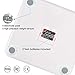 Bluetooth Smart Body Fat Scale, Whosfit Digital Weight BMI Bathroom Scale, Body Composition Monitor Analyzer Scale, Accurate Health Monitor, with Smartphone App-400 lbs-White
