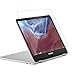 Wrcibo Samsung Chromebook Plus Screen Protector, [Ultra-clear] [Anti-fingerprint]9H Hardness 2.5D Rounded Edges Premium Tempered Glass Screen Protector for Samsung Chromebook Plus