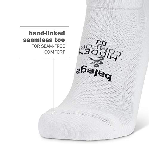 Balega Hidden Comfort No-Show Running Socks for Men and Women (1 Pair), Shocking Pink, Large