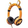 Planet-Buddies-Kids-Headphones-Volume-Safe-Foldable-Wired-Earphones-with-Music-Sharing-On-Ear-Headphones-for-Kids-Ideal-for-Travel-and-School-works-with-Computer-Phone-Tablet-and-Kindle-Tiger Planet Buddies Kids Headphones, Volume Safe Foldable Wired Earphones with Music Sharing, On Ear Headphones for Kids…