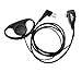 XFOX® 2Pin Advanced D Shape Clip-Ear PTT Headset Earpiece Mic for Motorola 2 Way Radios GP88S GP300 GP68 GP2000 GP88 GP3188 CP040 CP1200 A8 A6 A10 A12 Walkie
