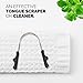 Premium Tongue Scraper Stainless Steel, Tongue Cleaner with Firm Grip