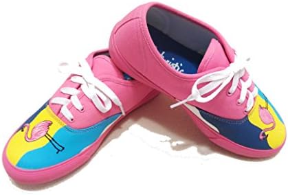 Naturistic Shoes Flamingos Dancing In Water (8 Adult, Pink)