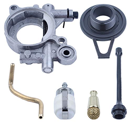 Haishine Ãlpumpenschneckengetriebe Ãlschlauchleitungs-Filtersatz für Husqvarna 365 371 372 XP 372XP 362 Kettensäge Ersatzteile – Bild 6