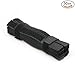 SpoFit Cable Tie, 7 Inch reusable cable ties ，50pcs Rubber cable ties and straps for fastening and securing objects，Fastening Cable Straps Wire Organizer Cable Management (Black)