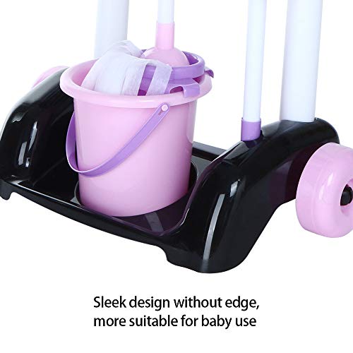 Cleaning Trolley Housekeeping Play Set - Childrens Portable Cleaning Set (US STOCK) - Thumbnail 6