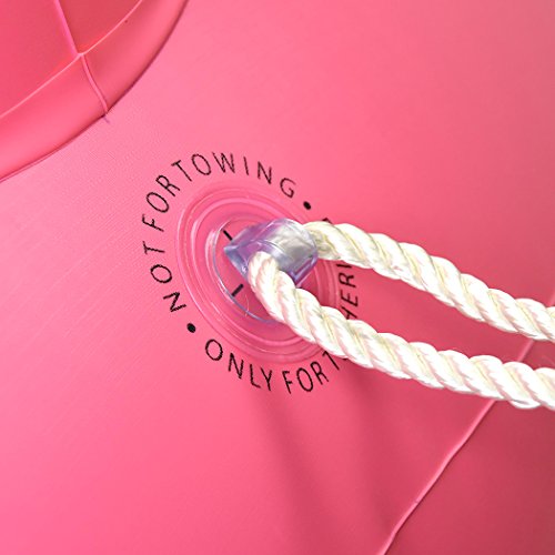 GoFloats Giant Inflatable Flamingo Pool Float Raft Includes Bonus