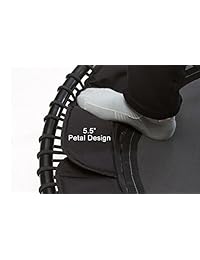 Trampolín para condición física JumpSport modelo 250 - reboteador para interiores - con rebote acojinado - base ancha - soportes de larga duración - valoración superior para calidad y durabilidad - incluye un video con música para ejercicios