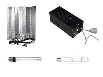 Generic Grow Beleuchtungs Set 600 W Vorschaltgerät inkl. NDL/HPS, MH, Reflektor und VSG