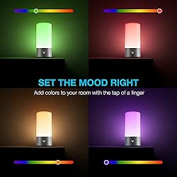 Vont RGB Table Lamp, Bedroom Lamp w/ Touch