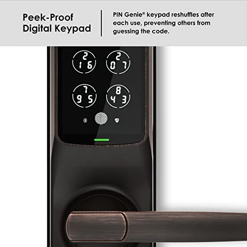 Lockly Secure Plus, Bluetooth Smart Lock, Keyless Entry Doory Lock, PIN