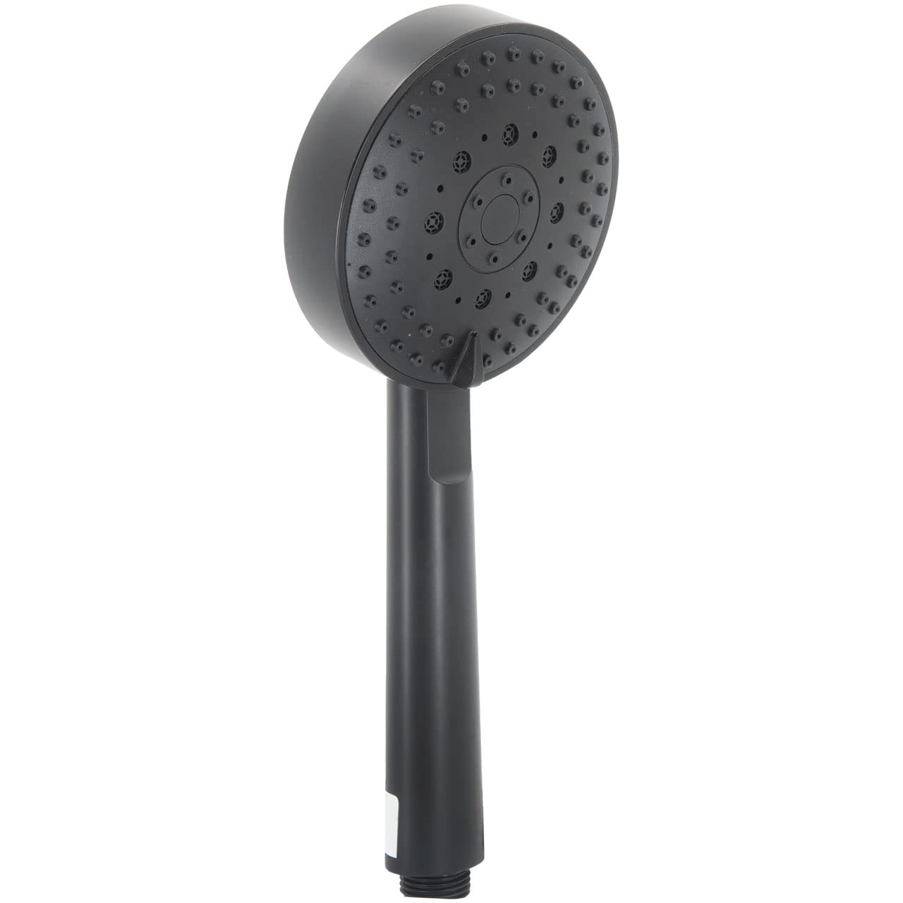 Water Saving Shower Head with 3 Jet Types Anti-Limescale Function (Black)