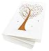 Juvale 48 Pack Heart Shaped Tree Greeting Cards with Envelope, Stationary Blank Notes for Valentine's, Birthday, Thanksgiving, and Holiday Season - Blank Greeting Cards