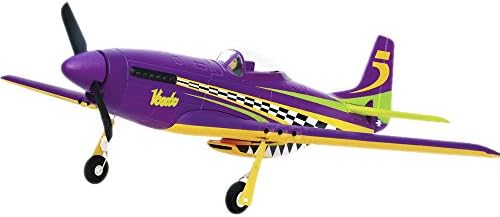 POCO DIVO Voodoo Mustang Sport Flight 2.4G 4CH 29.5" WingSpan RC Airplane P-51 RTF Brushed EP Plane 768-1B