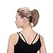 Oubeca Synthetic Claw Clip Ponytail Extensions Straight Short Pony Tail Hair Pieces for Women (8TT1133/27)