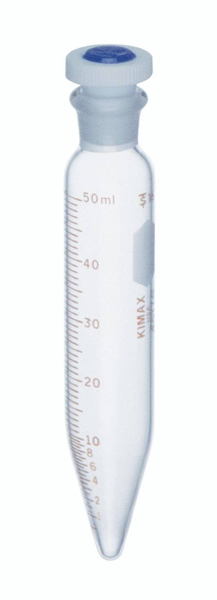 Kimax 45176-50 Glass Conical Bottom 50mL Graduated