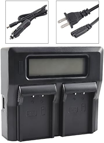 DSTE 1.5A Fast Charging Dual Battery Charger for Nikon EN-EL2 Coolpix 2500 3500 SQ