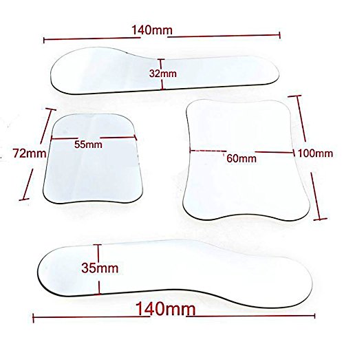 Vinmax Dental Orthodontic Stainless Steel 1-Sided Photographic Oral Mirror Orthodontic Tools (4Pcs/kit) - Thumbnail 2