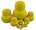 10pcs Cutie Lovely Adorable Mini Animal Theme Nesting Dolls Matryoshka Russian Doll Popular Handmade Kids Girl Gifts Toy Perfect Mother's Day Gift (Yellow Duck)