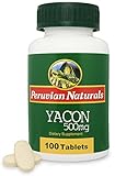 Peruvian Naturals Organic Yacon 500mg - 100 Tablets