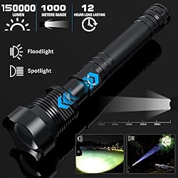 Alifa Tactical Flashlights High Lumens, 150000 High