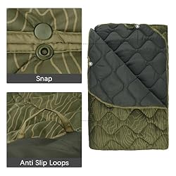 LOOGU Camo Blanket Waterproof Poncho Liner for