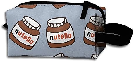 Nutella Chocolate Sause Fashion Multifunction Portable Mini Sewing Kit Bag Cosmetic Bag For Home Office Travel Camping Sport Gym Outdoor