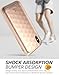 iPhone X Wallet Case, Clayco [Argos Series] Premium Hybrid Protective Wallet Case Credit Card Slot Holder for Apple iPhone X 2017 (BlushGold)