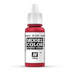 Vallejo Transparent Red Paint, 17ml